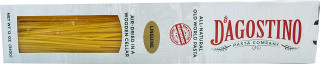 D'Agostino D'agostino Linguine Pasta, package of all-natural, hand-made Italian linguine in wooden cellophan packaging.