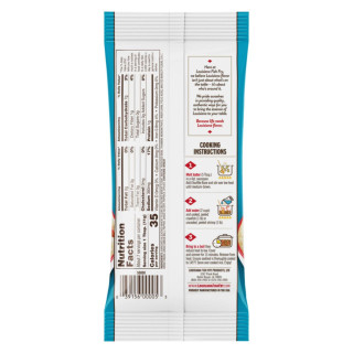 Louisiana Fish Fry Cajun Etouffee Base 2.65oz, back of the packaging showing cooking instructions and nutritional facts.