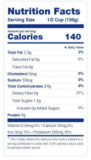 Blue Runner Dry Great Northern Beans 1lb, close-up image showing a clear plastic bag filled with dried white beans.