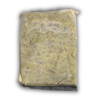 Carnival Green Bean Casserole 4lb, packaged uncooked green bean casserole in a sealed plastic bag.