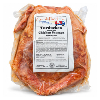 Chicken Sausage Turducken 15lbs (Serves approximately 20-25)