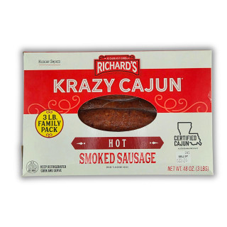 3lb Green Onion Krazy Cajun Smoked Sausage | Creole.net