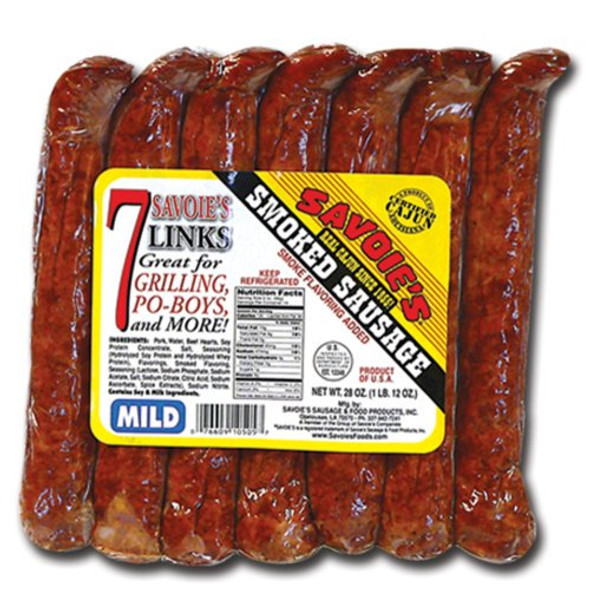 Savoies 8 Links Smoked Mild Mixed Sausage 28oz