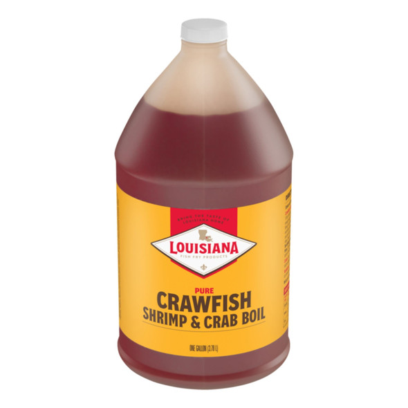 Louisiana Fish Fry Crawfish, Crab & Shrimp Boil Liquid Pure 1 Gallon