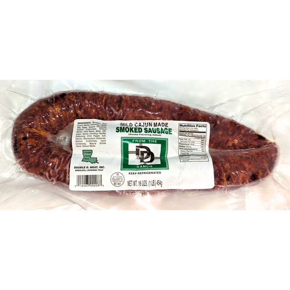 Double D Cajun Smoked Sausage 1lb