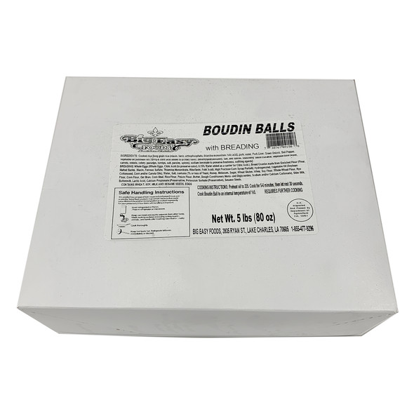 Big Easy Foods Boudin Balls 5lb