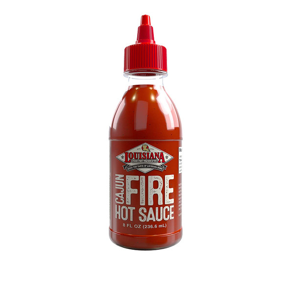 Louisiana Fish Fry Cajun Fire Hot Sauce 8oz