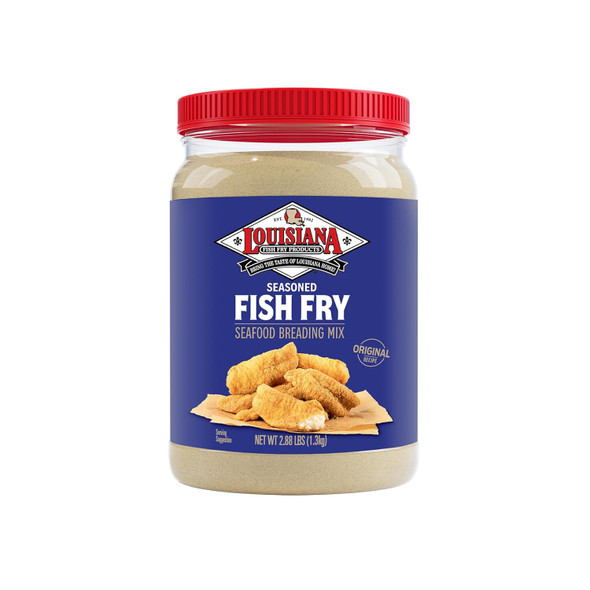 Louisiana Fish Fry Seasoned Fish Fry Half Gallon