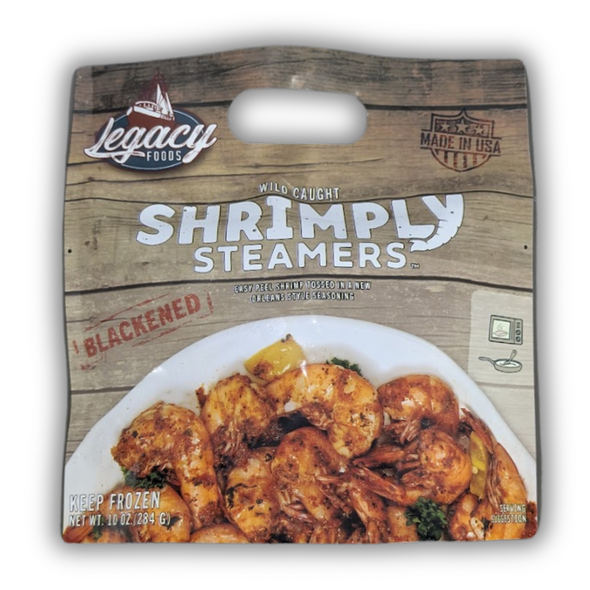 Legacy Shrimply Steamers Blackened 10oz