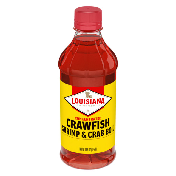 Louisiana Fish Fry Concentrated Crawfish Crab & Shrimp Boil Liquid 16oz