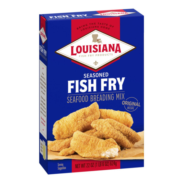Louisiana Fish Fry Seasoned Fish Fry 22oz Box