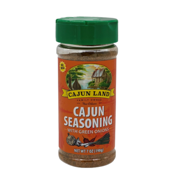 Cajun Land Seasoning with Green Onions 7oz