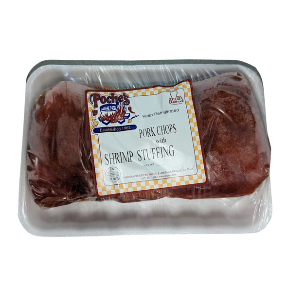 Poche's Stuffed Pork Chops w_Shrimp