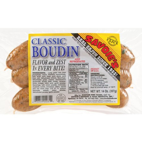 Savoies Classic Boudin 14oz