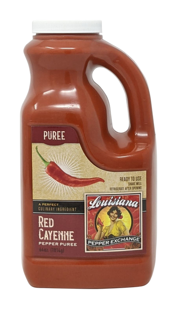 Cayenne Pepper Puree, 64oz Louisiana Pepper Exchange