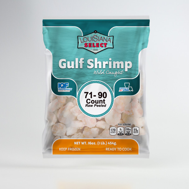 Louisiana Select 1lb BAG 71-90 PUD Shrimp