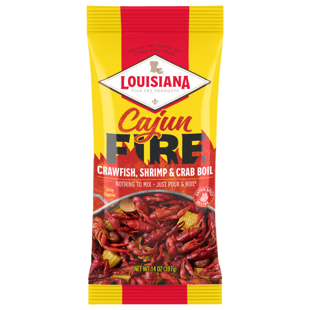 Louisiana Fish Fry Cajun Fire Boil 14oz