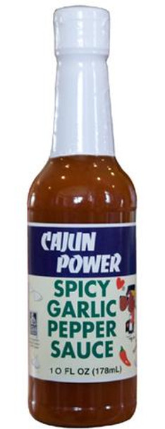 Cajun Power Spicy Garlic Pepper Sauce 10oz