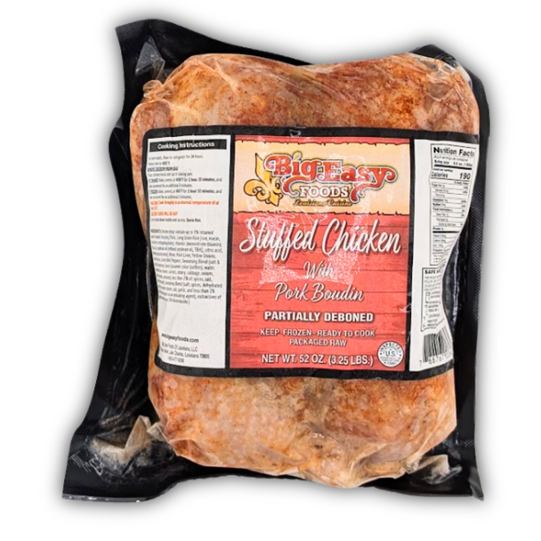 Big Easy Foods Chicken stuffed with Pork Boudin