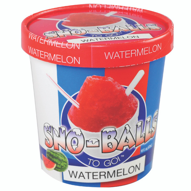 Sno-Balls To Go - Watermelon - 16oz Pint