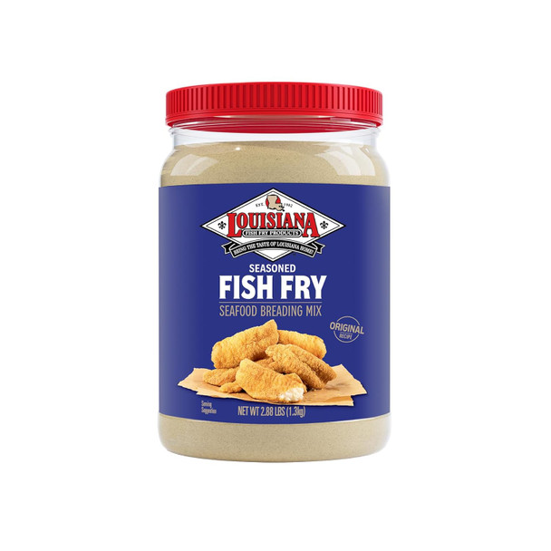 Louisiana Fish Fry Seasoned Fish Fry Half Gallon