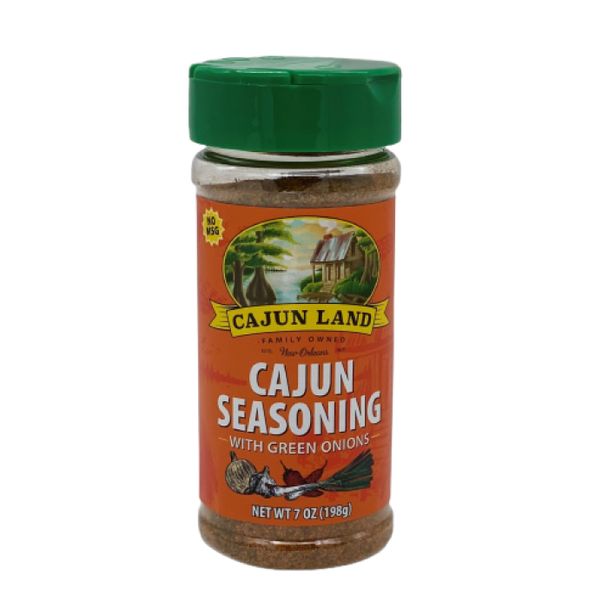 Cajun Land Seasoning with Green Onions 7oz