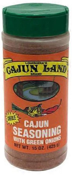 Cajun Land Seasoning with Green Onions 15oz