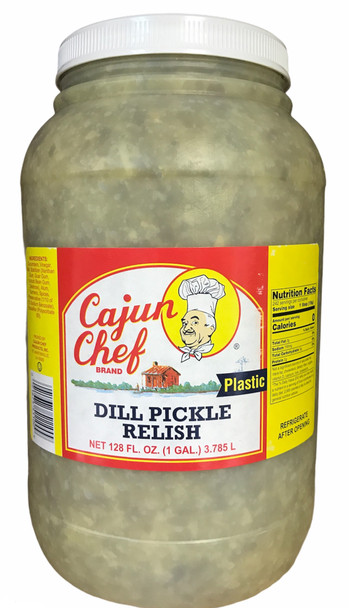 Cajun Chef Dill Pickle Relish 128oz