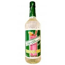 Pat O'Brien's Triple Sec 33.8oz, image of a clear glass bottle with green and pink label featuring the brand name and citrus fruits design.