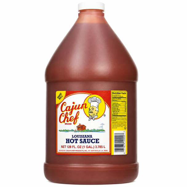Cajun Chef Louisiana Hot Sauce 128oz