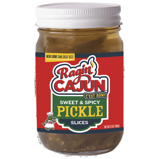 Ragin Cajun Spicy Sweet Pickle Slices 12oz