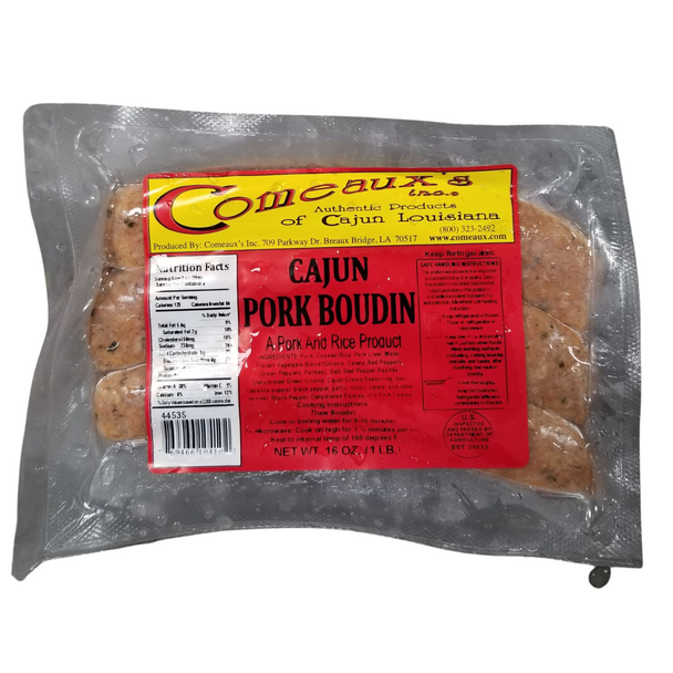 Comeaux's Pork Boudin 1lb