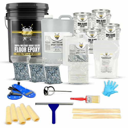 2.5 Car Armor Granite Garage Floor Epoxy Kit