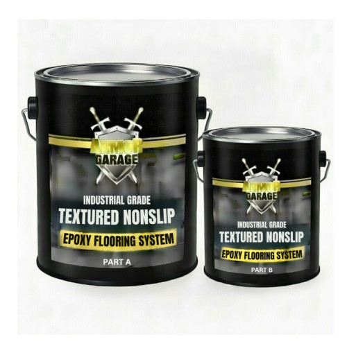 Industrial Grade Textured Non Slip Epoxy Coating Part A & B