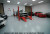 Mustang Collection On Armor Chip Garage Epoxy Floor With Military Grade Topcoat, Black White Light Blue Flakes