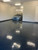 Pattern 6 Granite Epoxy Floor with Charcoal Epoxy- Black, Light Gray, Dark Gray & Medium Gray Flakes