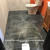 ArmorGarage Metallic Epoxy Flooring Transformed Plain Porcelain Tiles Into Custom High End Stone Look.