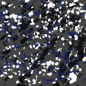 Armor Granite Pattern 7 — Charcoal epoxy with black, white and primary blue flakes