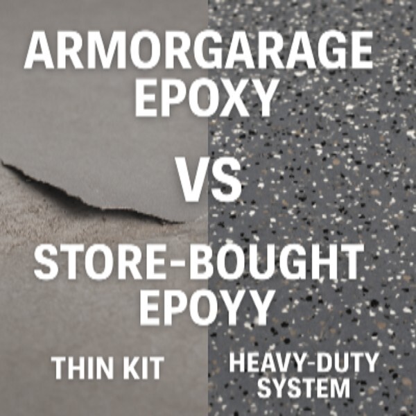 Learn to spot the difference between ArmorGarage floor epoxy and store bought epoxy