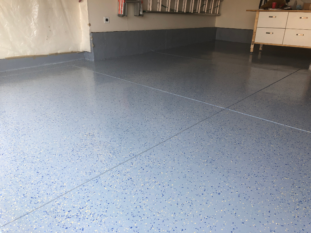 Damaged Garage Floor After ArmorGarage Epoxy Flooring