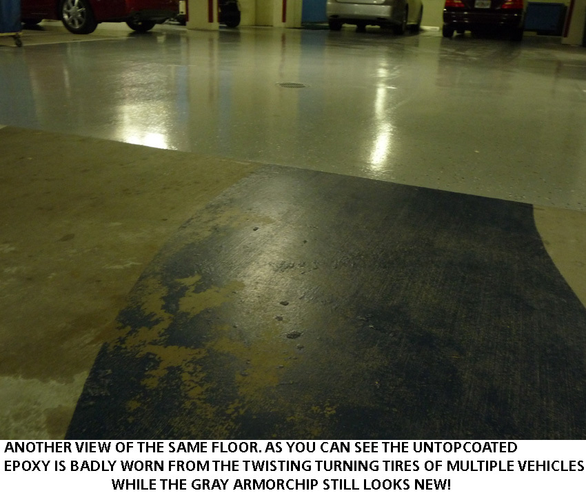 Non ArmorGarage Epoxy Wearing Out Prematurely