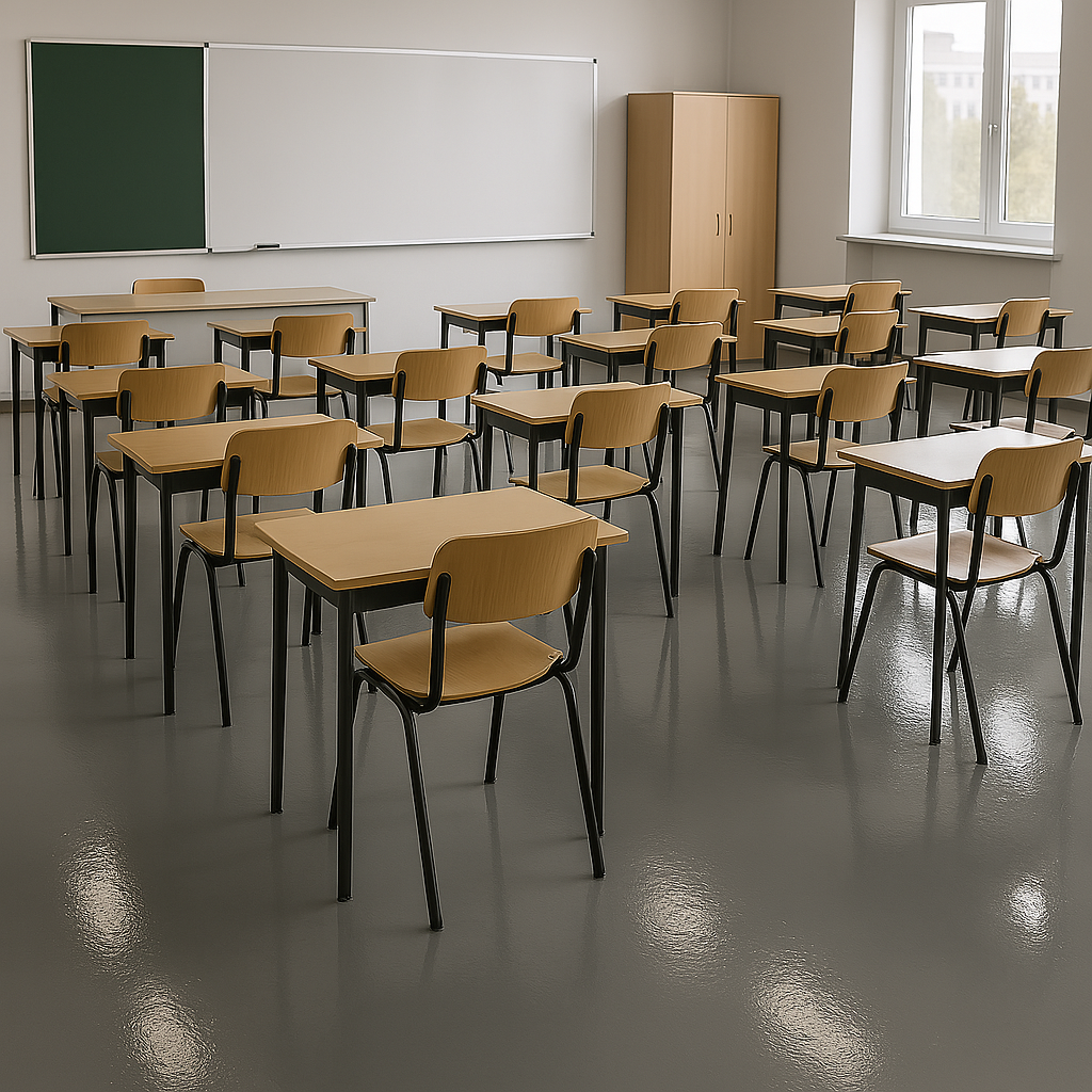 Classroom Epoxy Floor