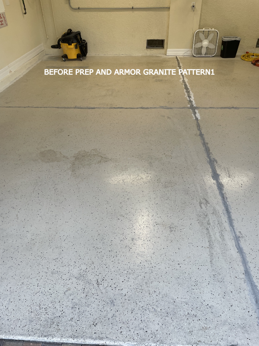 Unprepped Concrete Slab