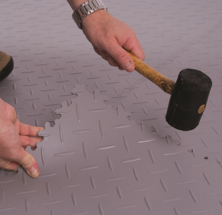 Installing Garage Floor Tile
