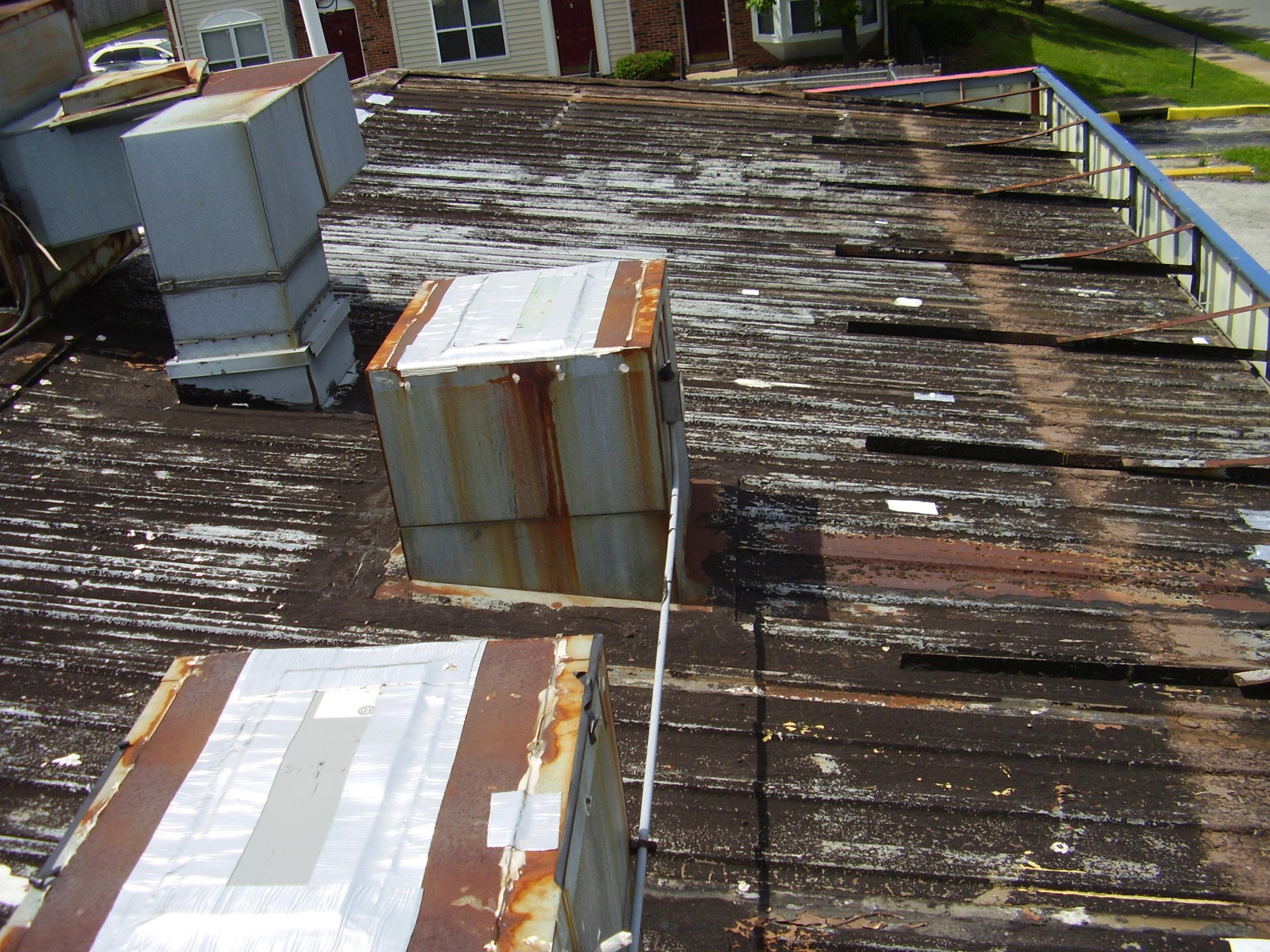 Metal Roof Before ArmorGarage Coating