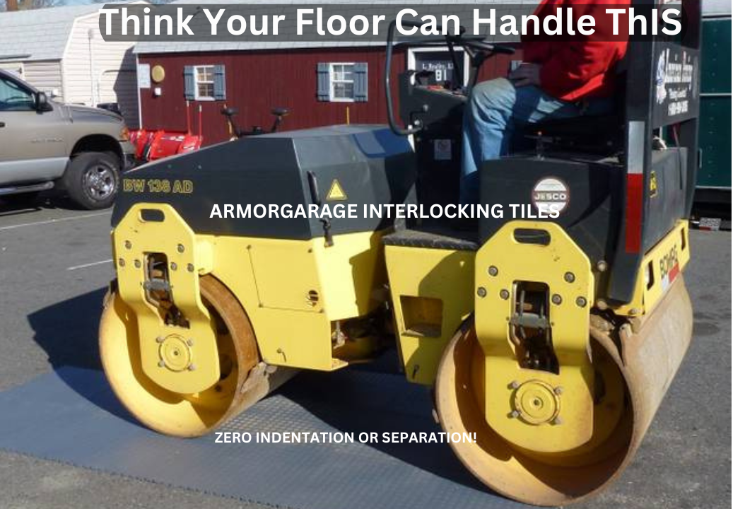 ArmorGarage Tiles Are Crush Proof