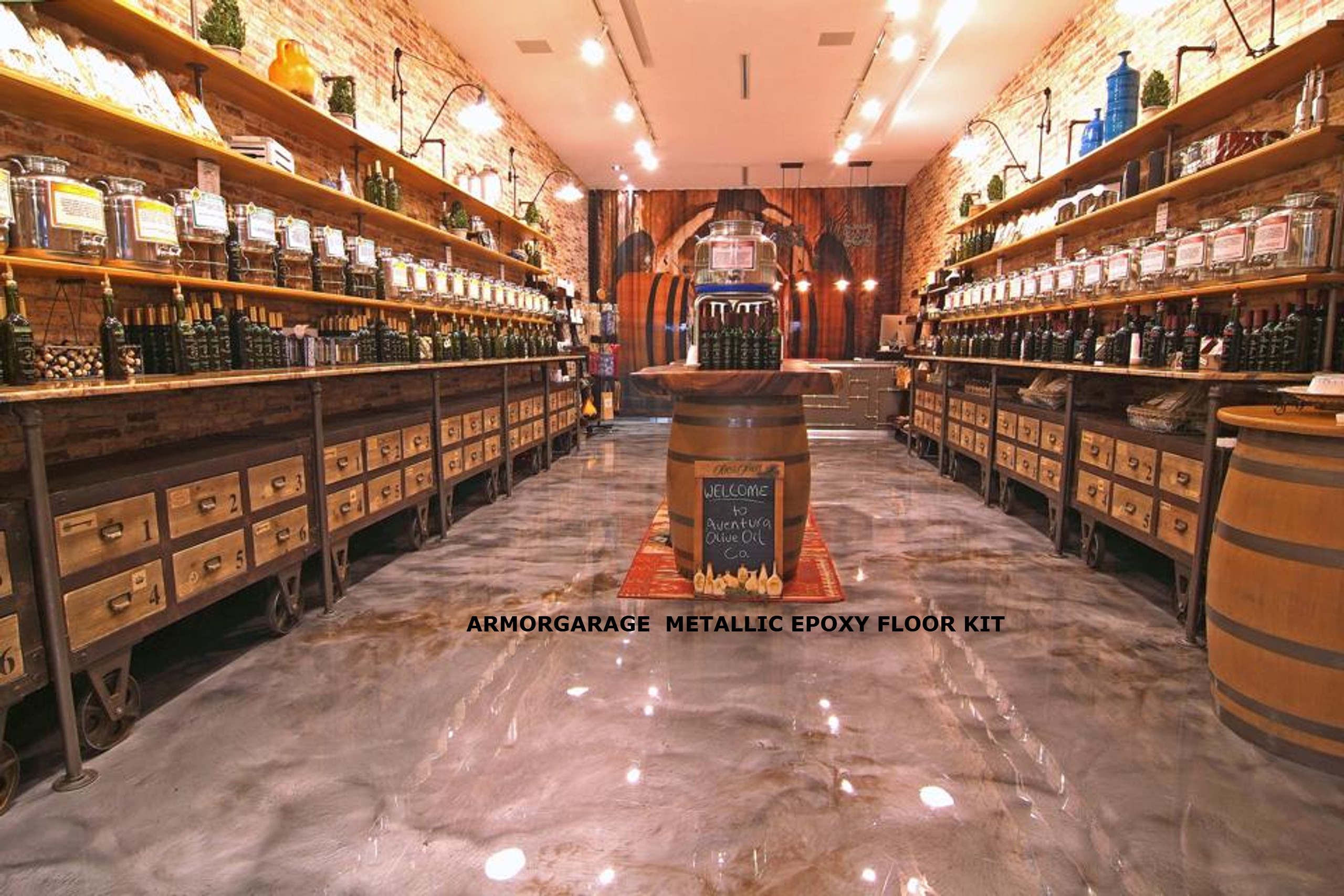 Multi Color Metallic Epoxy Floor