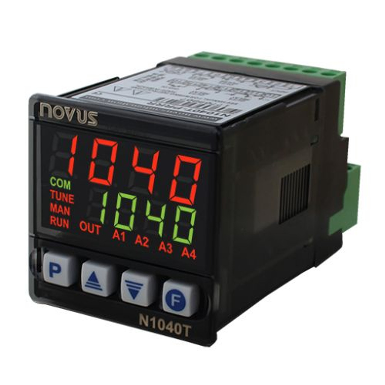 N1040-T-PRRR USB 24V Timer/temperature controller, 3 relays + pulse out, 48x48 mm