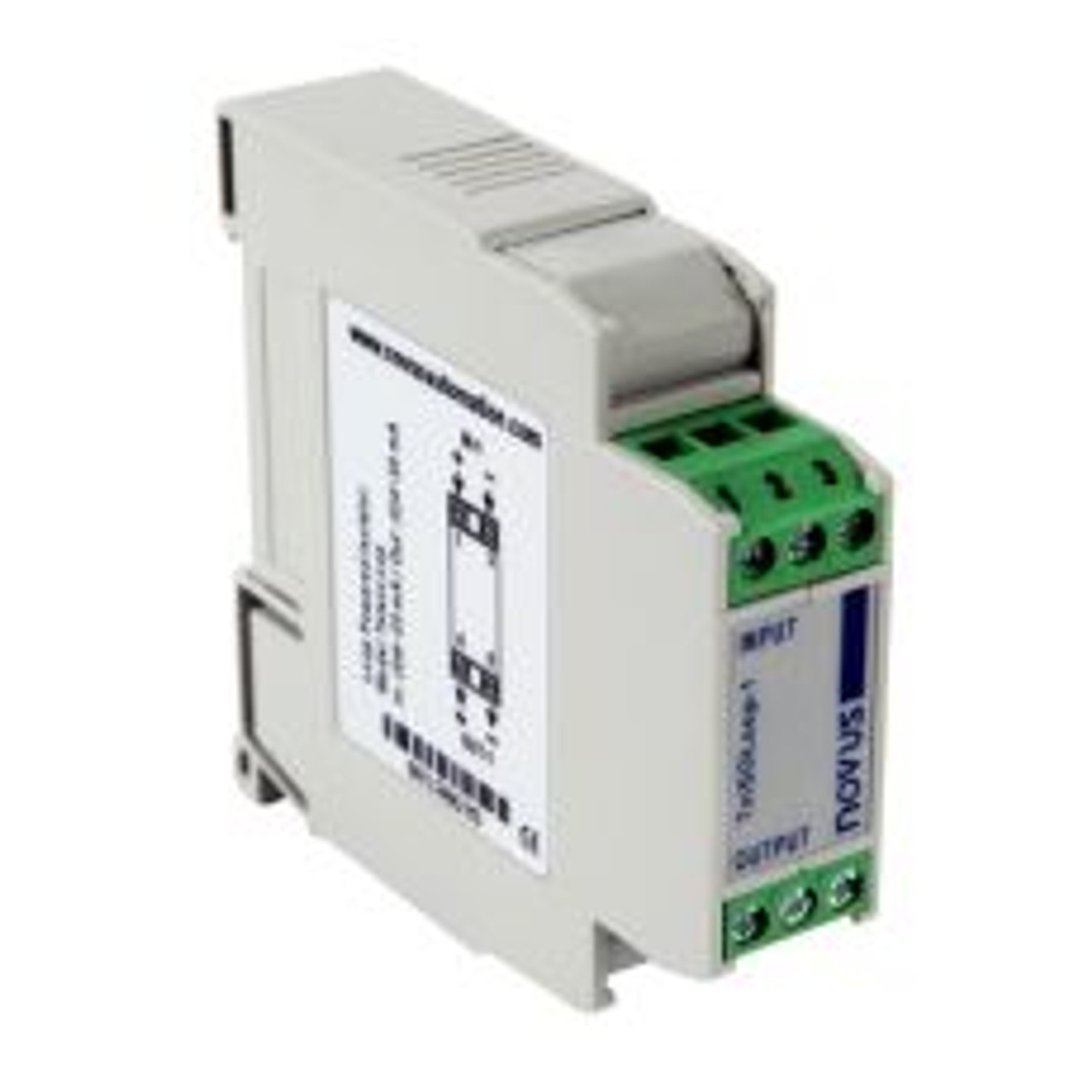TxIsoLoop-1 loop-powered DIN rail isolator, 4-20 mA in/out (1-channel)