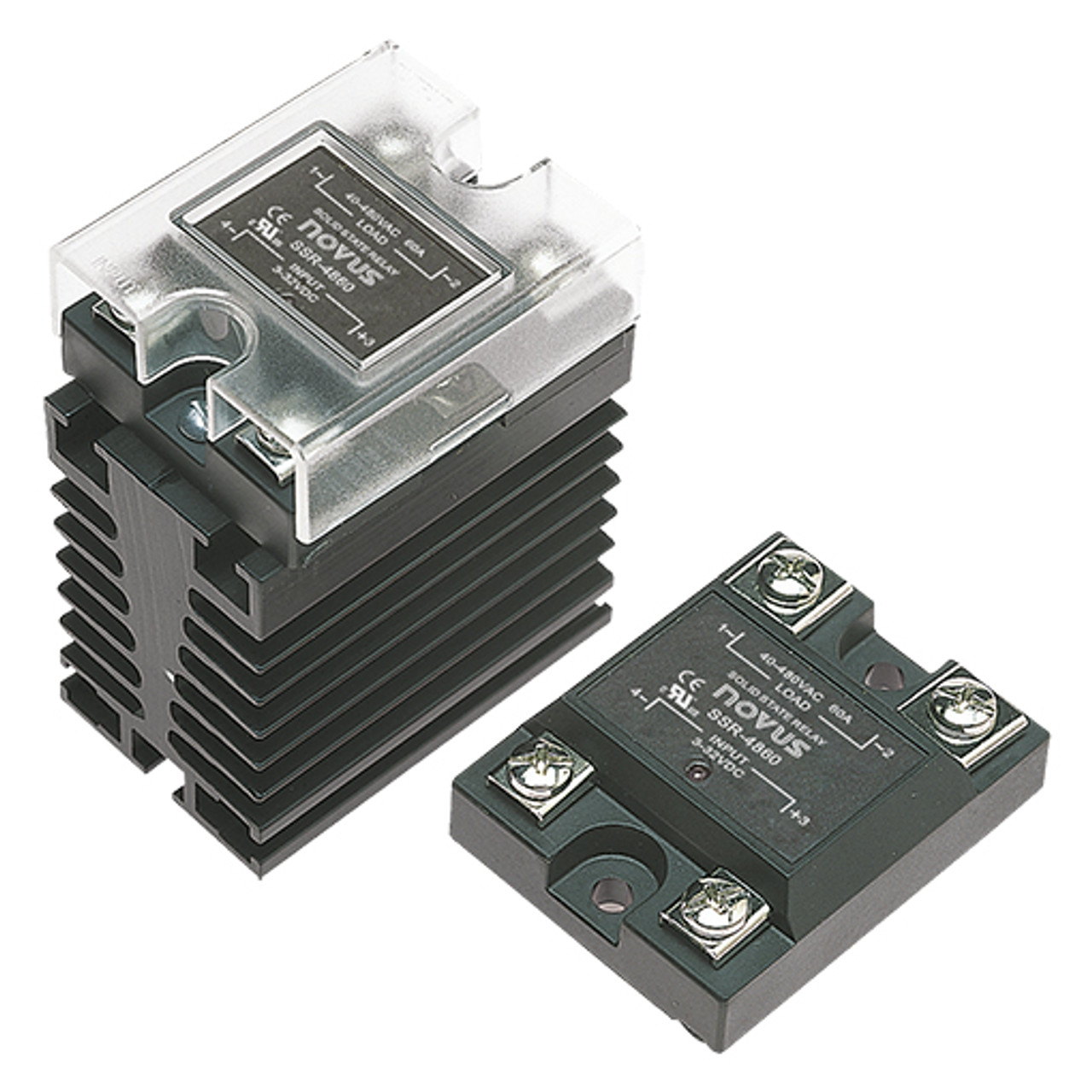 SSR-4840  2F-40A-480 Vac with heat sink NDP3-220